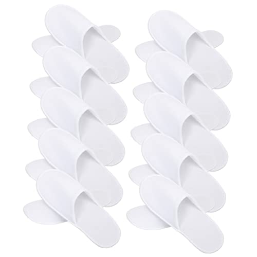 UTHCLO 10paare Spa Hausschuhe Für Herren Und Damen Rutschfeste Wiederverwendbar-pantoffeln Aus Baumwollstoff Für Hotel Wellness Und Gäste Leicht Tragbar Komfortabel Nach Dem Duschen von UTHCLO