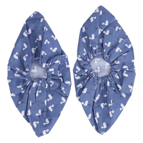 UTHCLO 2 Paar rutschfeste Herren Hausschuhe Waschbar Widerstandsfähig Baumwoll Schuhüberzüge Fuß Schuhwickel Für Den Innenbereich Staubdichte Überschuhe rutschfeste Sneaker von UTHCLO