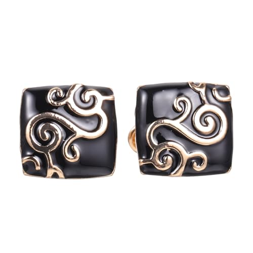 UTHCLO 2 Paare Retro Manschettenknöpfe Herren Zinklegierung Hemdknöpfe Ersatzknöpfe für Business und Freizeit von UTHCLO