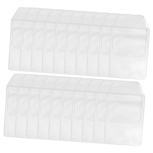 UTHCLO 20 Stück Transparente PVC Stifttasche Teiliges Ärzte Stiftehalter Pen Organizer für Büro und Schule Kompakte Praktische Aufbewahrungstasche für Stifte Badges und Karten Leicht UTHCLO 20 Stück Transparente PVC Stifttasche Teiliges Ärzte Stiftehalter Pen Organizer für Büro und Schule Kompakte Praktische Aufbewahrungstasche für Stifte Badges und Karten Leicht von UTHCLO