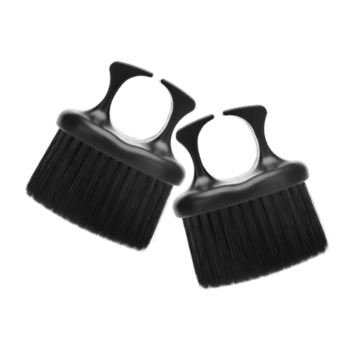 UTHCLO 2stücke Bartbürste Für Männer Haushaltsbürste Barber Shop Friseurbürste Mit Ringdesign Bartpinsel Aus Nylon Und Pp Für Bartpflege Und Haarstylings von UTHCLO