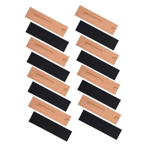 UTHCLO 30 Stück Teiliges Kraftpapier Stiftetui Faltbare Stifthüllen und Papierboxen Robuste und Elegante Stiftverpackungstaschen Geeignet für Büro Schule und Geschenke von UTHCLO