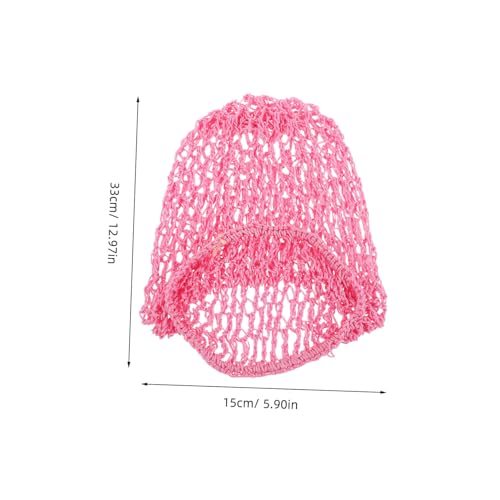 UTHCLO 3stücke Häkel-haarnetz Für Damen Atmungsaktiv Und Leicht Handgefertigt Zum Schlafen Tanzen Oder Arbeiten Bequeme Haarschutzkappe von UTHCLO