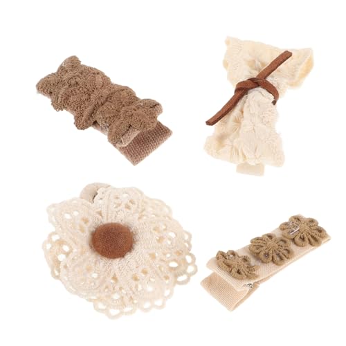 UTHCLO 4stücke Haarschmuck Niedliche Für Kleine Mädchen Sanfte Haarklammern Mit Blumen-design Accessoires Für Kleinkinder Und Junge Mädchen Für Jeden Anlass von UTHCLO
