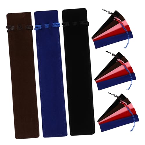 UTHCLO 50 Stück Fleece -stiftbeutel Reisestiftkoffer Bleistift Fall Stifttaschen Für Studenten Schreibbeutel Stellvertretender Stiftbeutel Stifthülle Bleistiftbeutel Flanell von UTHCLO