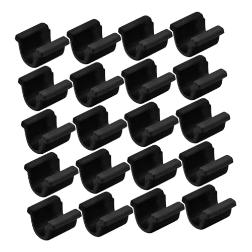 UTHCLO 50 Stück Haargummi U Form Verschlüsse für Haargummis Flexible und Langlebige Haarclips Vielseitig Einsetzbar für DIY Frisuren Leicht und Tragbar Geeignet für Damen und Mädchen von UTHCLO