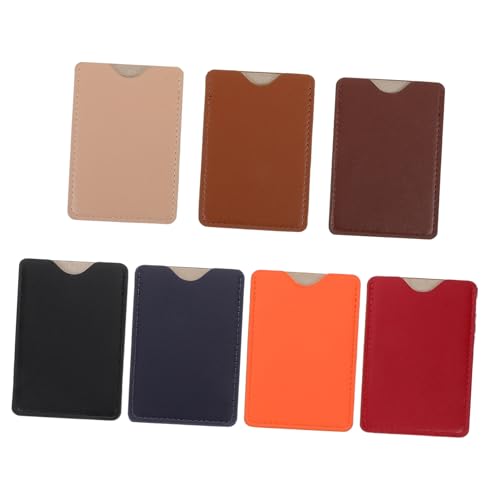 UTHCLO 7 Stück PU Leder Kartenetuis Diebstahl Bankkarten Schutzhüllen mit Schutz Schlanke Kreditkarten Hüllen für Geldbörse und Tasche Praktischer Schutz vor Datenklau und von UTHCLO