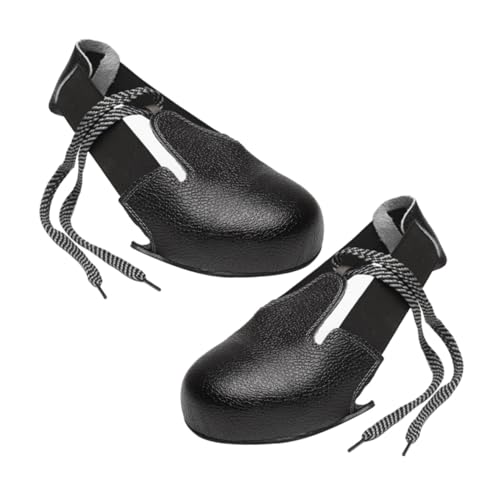 UTHCLO Anti Smash Sicherheitsschuh überzieher mit Stahlkappe Atmungsaktiv rutschfest Leichter Schutz für Erwachsene Vielseitig Einsetzbar in Industrie und Besucherszenarien Schwarz von UTHCLO