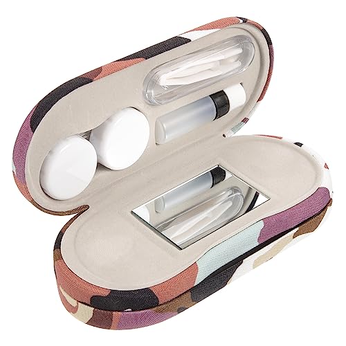 UTHCLO Hartschalen-brillenetui Doppellagige Brillenbox Tragbarer Brillenbehälter Für Reisen Und Zuhause Geeignet Für Sonnenbrillen Und Korrektionsbrillen von UTHCLO