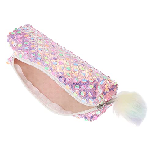 UTHCLO Glitzernde Federmappe aus Polyester mit Reibungslosem Reißverschluss Langlebiges Stifteetui und Kosmetiktasche für Schüler und Makeup Organizer Leicht und Tragbar für Mädchen und von UTHCLO