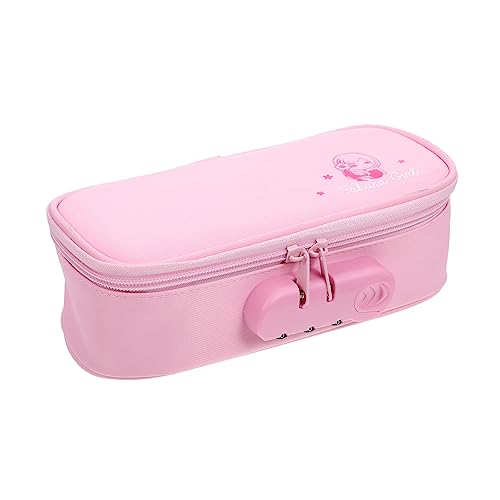 UTHCLO Federmäppchen Aus Tragbar Und Vielseitig Einsetzbar Mit Griff Und Verdickten Doppelketten-zugkopf Zum Organisieren Von Schreibwaren Und Schulbedarf von UTHCLO