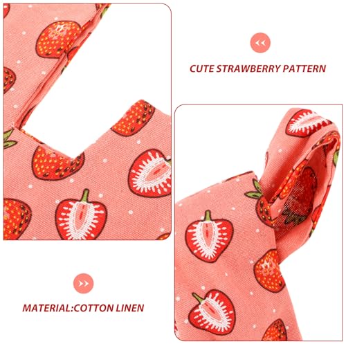 UTHCLO Multifunktionale Kleine Strick handtasche Damen aus Robustem Baumwoll leinen Kompakte Wrist Bag mit Praktischem Stauraum Modische Umhängetasche für Alltag Arbeit und Besondere von UTHCLO