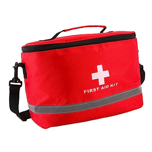 UTHCLO Notfalltasche Für Erste Hilfe Große Tragbare wasserdichte Schultertasche Rot Für Outdoor-aktivitäten Reisen Und Familien-notfälle Praktisches Design Mit Einfachem Verschluss von UTHCLO
