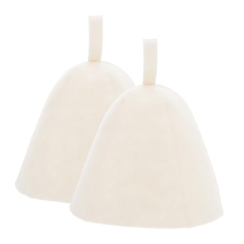 UTHCLO 2stücke Sauna Hut Aus Filz Bequeme Tragbare Saunamütze Für Damen Und Herren Schützt Vor Hitze Und Schont Die Augen Für Dampfbäder Und Wellness von UTHCLO