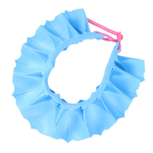 UTHCLO Verstellbare wasserdichte Badekappe mit Ohrenschutz aus flexiblem Material leicht schützt Augen und Ohren beim Haarewaschen schnelltrocknend für Junge Mädchen und Kleinkinder von UTHCLO