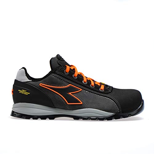 Diadora Herren Glove NET Low PRO S3 HRO SRA ESD, Asphalt Orange Fluo, 41 EU von UTILITY DIADORA