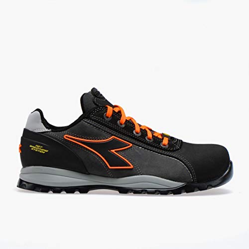 Diadora Herren Glove NET Low PRO S3 HRO SRA ESD, Asphalt Orange Fluo, 35 EU von UTILITY DIADORA