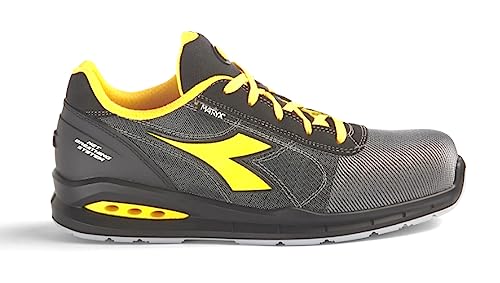 Diadora Herren Run NET AIRBOX MATRYX Low S1P SRC, C4624 Windgrau Schwarz, 46 EU von UTILITY DIADORA