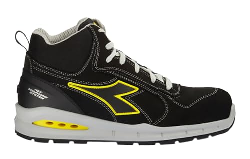 Diadora Herren Run NET AIRBOX MID S3 SRC, C0200 Schwarz Weiss, 45 EU von UTILITY DIADORA