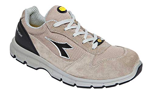 Diadora Herren Run Text Low S1P SRC ESD, Sand, 38 EU von UTILITY DIADORA