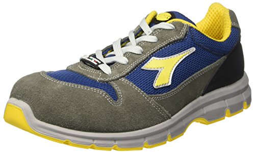 Diadora Unisex-Erwachsene Run Textile Low S1p Arbeitsschuhe, Grau (Grigio Castello/blu Insegna) von UTILITY DIADORA