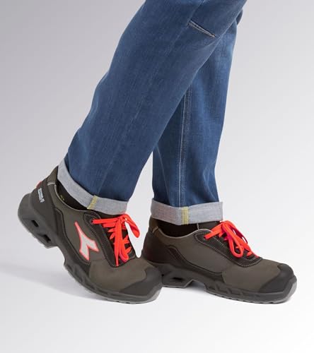 Diadora Utility Chaussures de sécurité Basses Shark STAB IMP Leat S3S FO SR SC ESD - Noir/Rouge Fluo 35 - Chaussures de sécurité von UTILITY DIADORA