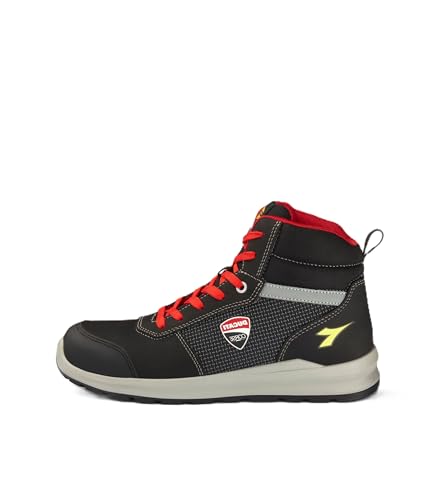 Diadora Utility Unisex Speedy Race Mid S3s Fo Sr Sc Met Free Brandschutzschuhe, Black Gray C2541, 46 EU Diadora Utility Unisex Speedy Race Mid S3s Fo Sr Sc Met Free Brandschutzschuhe, Black Gray C2541, 46 EU von UTILITY DIADORA
