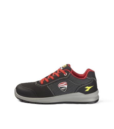 UTILITY DIADORA Ducati Sicherheitsschuh Speedy Race S3S Black/Gray (schwarz, EU Schuhgrößensystem, Erwachsene, Numerisch, M, 40) von UTILITY DIADORA