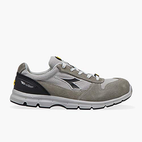 Utility Diadora Unisex Run Text Low S1P SRC ESD, Grigio Castello/Grigio ALLUMINIO, 39 EU von UTILITY DIADORA
