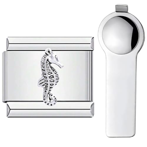 UTXN Nomination-Schmuckstücke im italienischen Charm-Stil – Maßgefertigte Schmuckanhänger mit maritimem Motiv inklusive Werkzeug, kompatibel mit 9-mm-Charm-Armbändern UTXN Nomination-Schmuckstücke im italienischen Charm-Stil – Maßgefertigte Schmuckanhänger mit maritimem Motiv inklusive Werkzeug, kompatibel mit 9-mm-Charm-Armbändern von UTXN