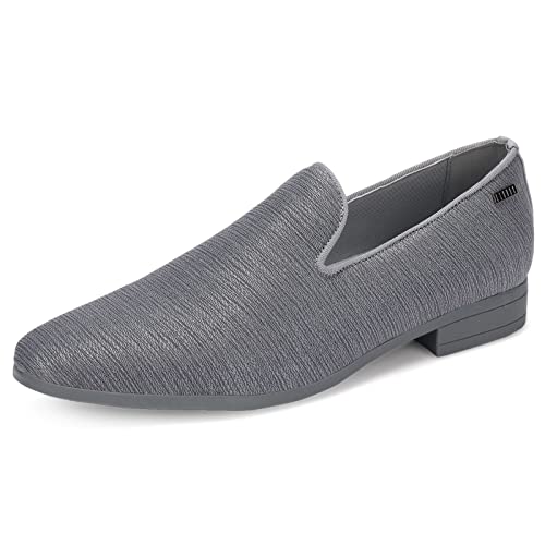 UUBARIS Herren-Slipper, Smoking, Schlupfschuhe, H-Silver, 43 EU UUBARIS Herren-Slipper, Smoking, Schlupfschuhe, H-Silver, 43 EU von UUBARIS