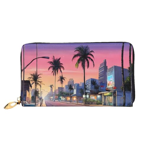 UUYHHGB (The Old Hollywood) Print Large Capacity Wallet PU Leather Credit Card Holder Phone Checkbook Organizer Zipper Bag Colorful Wallets Clutch Purse for Women Men, The Old Hollywood, One Size,, von UUYHHGB