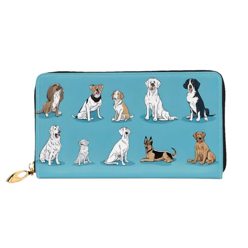 UUYHHGB Geldbörse mit Cartoon-Beagle-Motiv, großes Fassungsvermögen, PU-Leder, Kreditkartenhalter, Handy, Scheckbuch, Organizer, Reißverschlusstasche, bunte Geldbörse, Clutch, Geldbörse für Damen und UUYHHGB Geldbörse mit Cartoon-Beagle-Motiv, großes Fassungsvermögen, PU-Leder, Kreditkartenhalter, Handy, Scheckbuch, Organizer, Reißverschlusstasche, bunte Geldbörse, Clutch, Geldbörse für Damen und von UUYHHGB