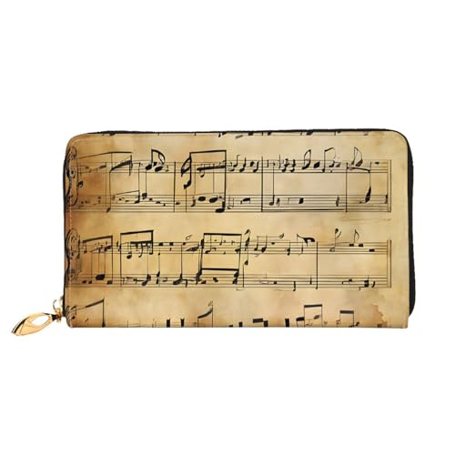 UUYHHGB Geldbörse mit Musiknoten-Aufdruck, großes Fassungsvermögen, PU-Leder, Kreditkartenhalter, Handy, Scheckbuch, Organizer, Reißverschlusstasche, bunte Geldbörse, Clutch, Geldbörse für Damen und UUYHHGB Geldbörse mit Musiknoten-Aufdruck, großes Fassungsvermögen, PU-Leder, Kreditkartenhalter, Handy, Scheckbuch, Organizer, Reißverschlusstasche, bunte Geldbörse, Clutch, Geldbörse für Damen und von UUYHHGB