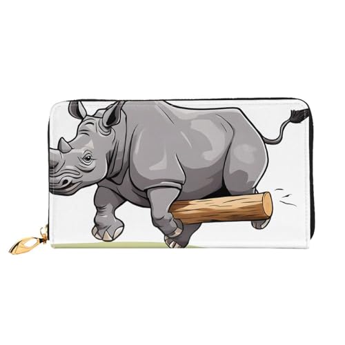 UUYHHGB Geldbörse mit Tiernashorn-Aufdruck, großes Fassungsvermögen, PU-Leder, Kreditkartenhalter, Handy, Scheckbuch, Organizer, Reißverschlusstasche, bunte Geldbörsen, Clutch, Geldbörse für Damen und UUYHHGB Geldbörse mit Tiernashorn-Aufdruck, großes Fassungsvermögen, PU-Leder, Kreditkartenhalter, Handy, Scheckbuch, Organizer, Reißverschlusstasche, bunte Geldbörsen, Clutch, Geldbörse für Damen und von UUYHHGB