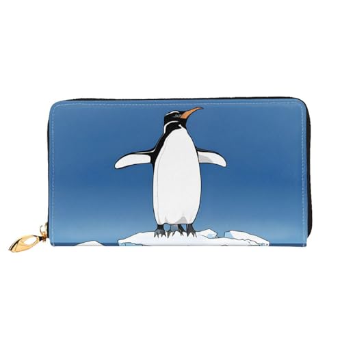UUYHHGB Geldbörse mit niedlichem Pinguin-Druck, großes Fassungsvermögen, PU-Leder, Kreditkartenhalter, Handy, Scheckbuch, Organizer, Reißverschluss, bunte Geldbörsen, Clutch, Geldbörse für Damen und UUYHHGB Geldbörse mit niedlichem Pinguin-Druck, großes Fassungsvermögen, PU-Leder, Kreditkartenhalter, Handy, Scheckbuch, Organizer, Reißverschluss, bunte Geldbörsen, Clutch, Geldbörse für Damen und von UUYHHGB