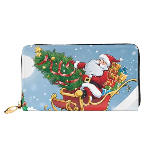 UUYHHGB Geldbörse mit weihnachtlichem Hirschmotiv, großes Fassungsvermögen, PU-Leder, Kreditkartenhalter, Handy, Scheckbuch, Organizer, Reißverschluss, bunte Geldbörsen, Clutch, Geldbörse für Damen UUYHHGB Geldbörse mit weihnachtlichem Hirschmotiv, großes Fassungsvermögen, PU-Leder, Kreditkartenhalter, Handy, Scheckbuch, Organizer, Reißverschluss, bunte Geldbörsen, Clutch, Geldbörse für Damen von UUYHHGB