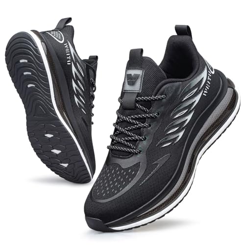 UUYOUNI Damen Sneaker Turnschuhe mit Luftpolster Laufschuhe Walkingschuhe Sportschuhe Atmungsaktive Leichtgewichts Freizeit von UUYOUNI