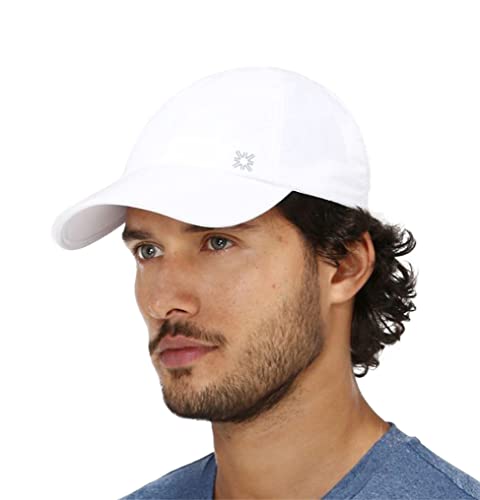 UV.LINE Herren & Damen UV PRO Cap - Sonnenschutz Hüte für Outdoor-Sportarten - Maximaler Schutz mit permanentem LSF 50+, Weiss/opulenter Garten, Einheitsgr��e von UV.LINE