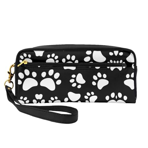 Make-up-Tasche mit Bärentatzen-Motiv, Reise-Kosmetiktasche, Make-up-Tasche für Damen, Make-up-Organizer, Reiseutensilien, Schwarz , Einheitsgröße, Kosmetiktasche von UVBDF