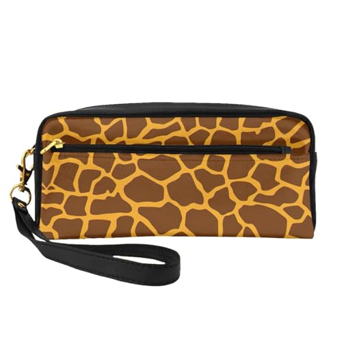 Make-up-Tasche mit Giraffen-Druck, Reise-Kosmetiktasche, Make-up-Tasche für Damen, Make-up-Organizer, Reiseutensilien, Schwarz , Einheitsgröße, Kosmetiktasche von UVBDF