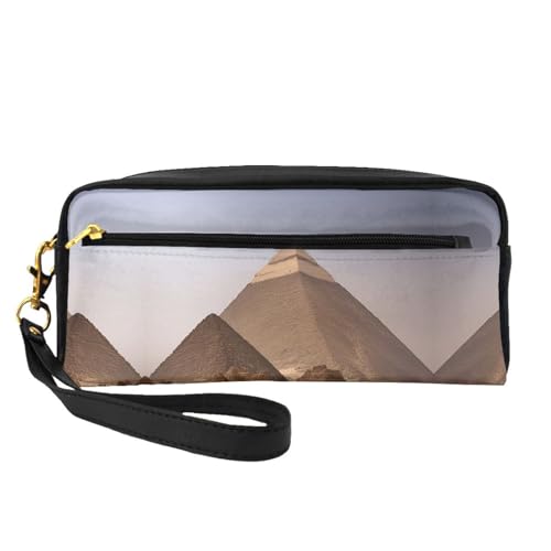 Pyramids of Egypt Make-up-Tasche, Reise-Kosmetiktasche, Make-up-Tasche für Damen, Make-up-Organizer, Reiseutensilien, Schwarz , Einheitsgröße, Kosmetiktasche von UVBDF