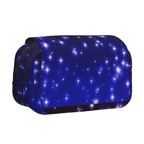 UVBDF Federmäppchen, Motiv: helle Sterne, doppelschichtig, Klappetui, Organizer, Schreibwaren-Tasche für Kinder, Geschenk, Schwarz , Einheitsgröße, Taschen-Organizer UVBDF Federmäppchen, Motiv: helle Sterne, doppelschichtig, Klappetui, Organizer, Schreibwaren-Tasche für Kinder, Geschenk, Schwarz , Einheitsgröße, Taschen-Organizer von UVBDF