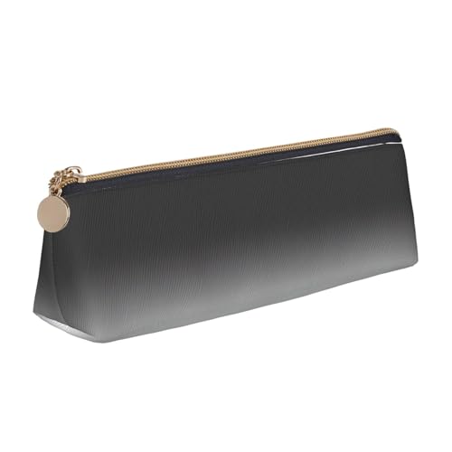 UVBDF Federmäppchen für Kinder, mit Reißverschluss, kleine einfache Stifttasche, Kosmetiktasche, Make-up-Tasche, Weiß bis Schwarz, weiß, Einheitsgröße, Taschen-Organizer von UVBDF