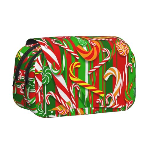 UVBDF Federmäppchen mit Aufschrift "Merry Christmas", doppelschichtig, für Kinder, Geschenk, Schwarz , Einheitsgröße, Taschen-Organizer UVBDF Federmäppchen mit Aufschrift "Merry Christmas", doppelschichtig, für Kinder, Geschenk, Schwarz , Einheitsgröße, Taschen-Organizer von UVBDF