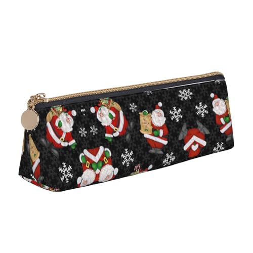 UVBDF Federmäppchen mit Aufschrift "Merry Christmas", tragbar, Schreibwaren, großes Fassungsvermögen, Kosmetik-Organizer-Tasche, weiß, Einheitsgröße, Kosmetiktasche von UVBDF
