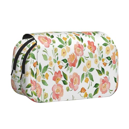 UVBDF Federmäppchen mit Blumen- und Vogeldruck, doppellagig, Klappetui, Organizer, Schreibwaren-Tasche für Kinder, Geschenk, Schwarz , Einheitsgröße, Taschen-Organizer UVBDF Federmäppchen mit Blumen- und Vogeldruck, doppellagig, Klappetui, Organizer, Schreibwaren-Tasche für Kinder, Geschenk, Schwarz , Einheitsgröße, Taschen-Organizer von UVBDF