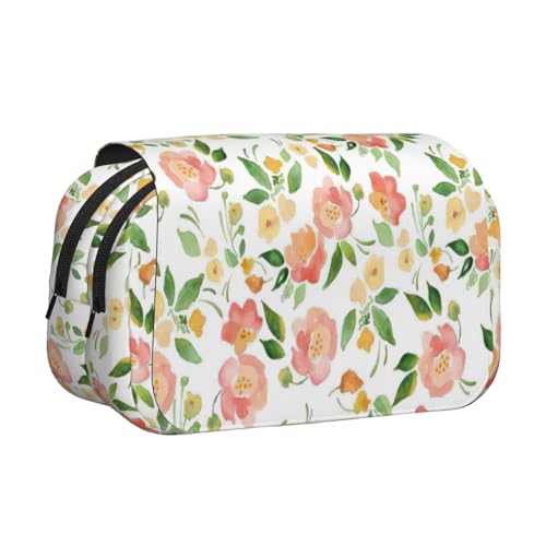 UVBDF Federmäppchen mit Blumen- und Vogeldruck, doppellagig, Klappetui, Organizer, Schreibwaren-Tasche für Kinder, Geschenk, Schwarz , Einheitsgröße, Taschen-Organizer UVBDF Federmäppchen mit Blumen- und Vogeldruck, doppellagig, Klappetui, Organizer, Schreibwaren-Tasche für Kinder, Geschenk, Schwarz , Einheitsgröße, Taschen-Organizer von UVBDF