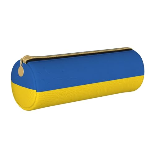 UVBDF Federmäppchen mit Flagge der Ukraine, niedlicher Stifthalter für Jungen und Mädchen, Senioren-Federmäppchen, Geschenk für Kinder, weiß, Einheitsgröße, Taschen-Organizer von UVBDF