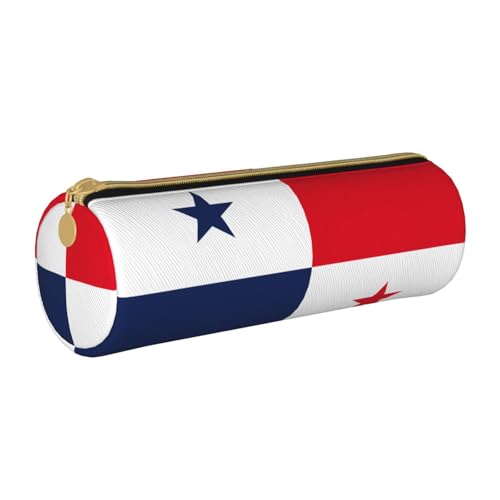 UVBDF Federmäppchen mit Flagge von Panama, niedlicher Stifthalter für Jungen und Mädchen, Senioren-Federmäppchen, Geschenk für Kinder, weiß, Einheitsgröße, Taschen-Organizer von UVBDF